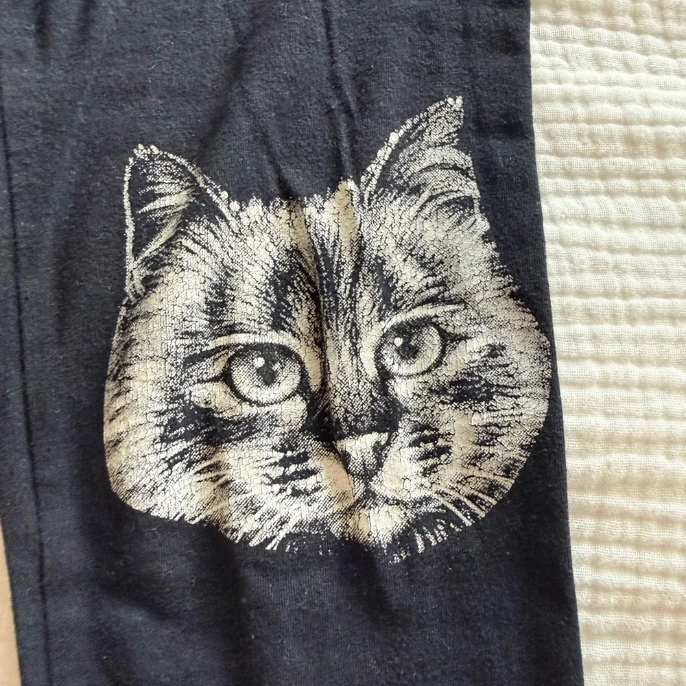 WOWCH Black Cat Leggings S